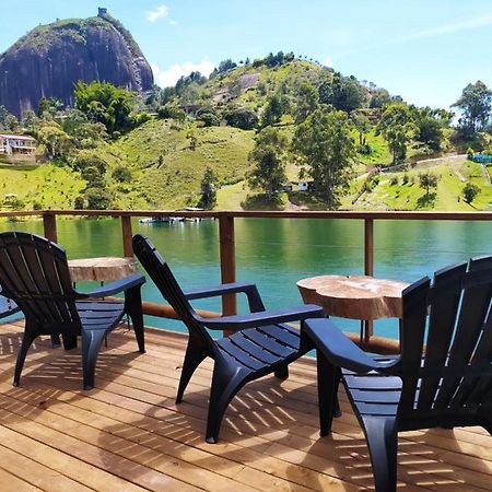 Ecolodge Bahia Del Penon Guatapé Buitenkant foto