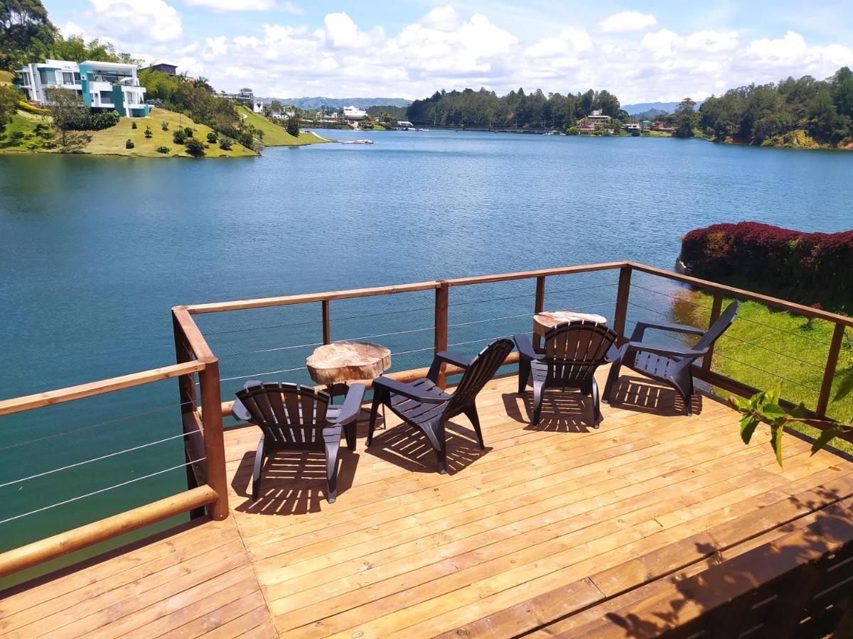 Ecolodge Bahia Del Penon Guatapé Buitenkant foto