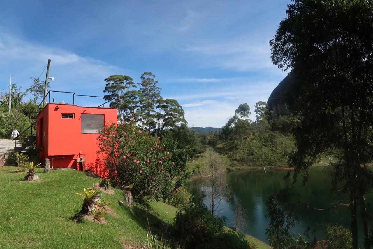 Ecolodge Bahia Del Penon Guatapé Buitenkant foto